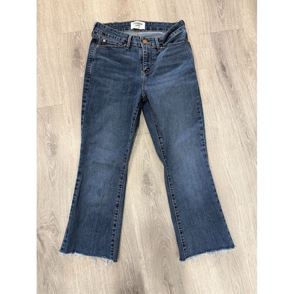 Denizen Levi's Bootcut Jeans Women's 27x24 Blue Mid Rise‎ Cropped Denim